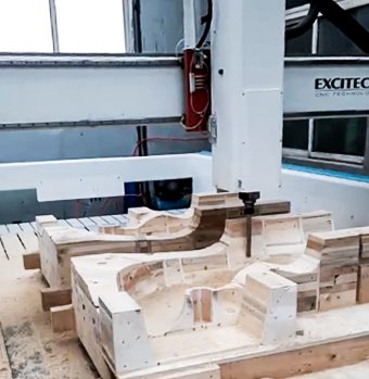 5 Axis Woodworking Machina